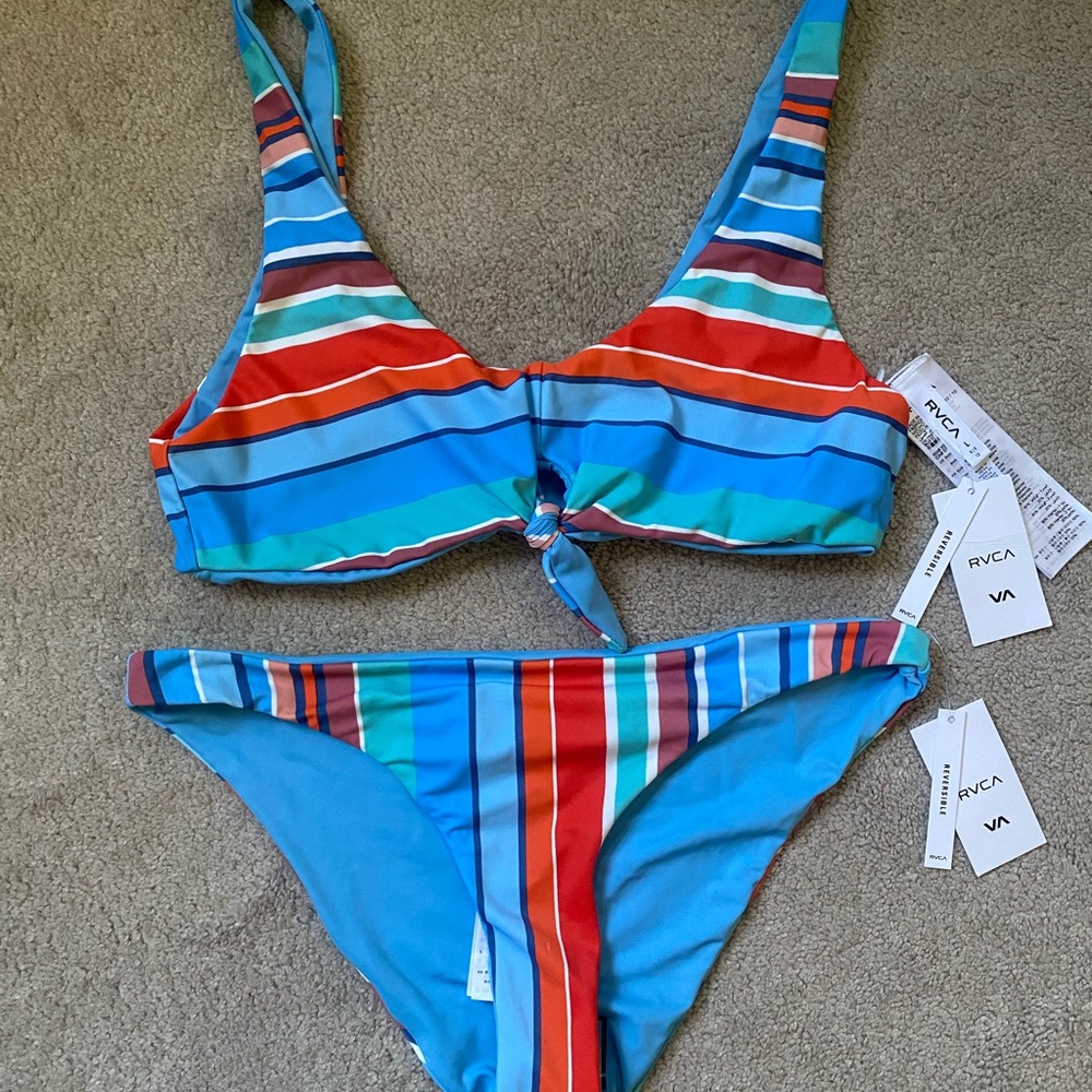 NWT RVCA REVERSIBLE BIKINI